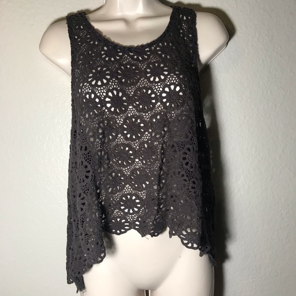 Urban Outfitters pins & needles crochet daisy tank - Picture 2 of 6